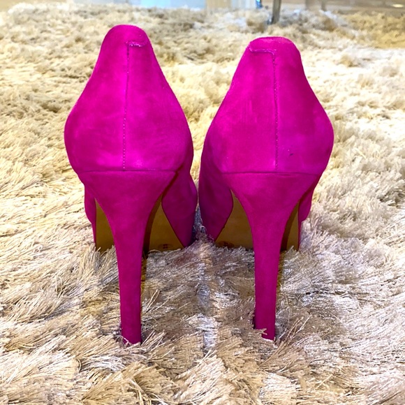 Pink wedge heels - Picture 3 of 7